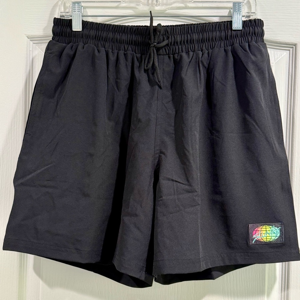 Men's Slunks Shorts Black Swim Hybrid Shorts